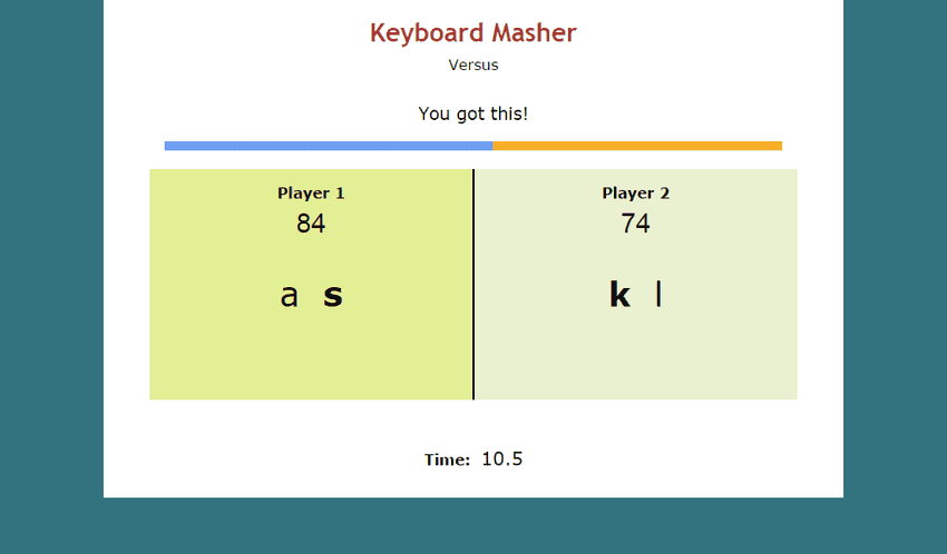 Keyboard Masher - Games by Tim