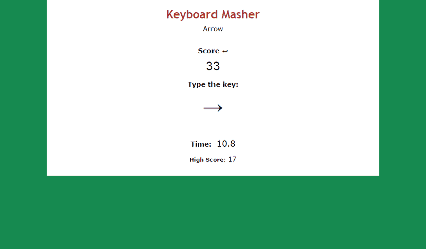 Keyboard Masher - Games by Tim