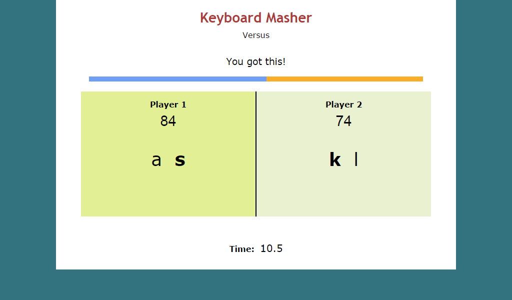 Keyboard Masher - Games by Tim